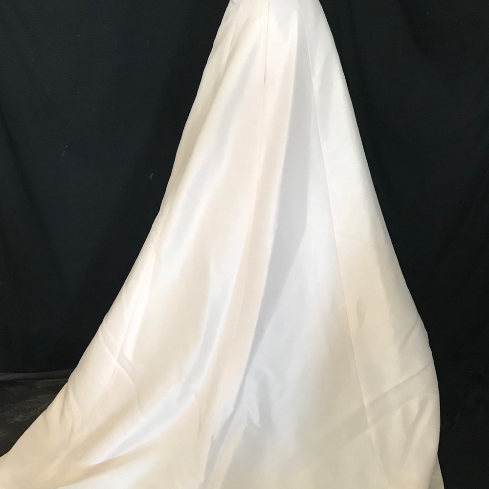 NWT Rena Koh Blush Mikado Silk Wedding Dress 12 - Picture 4 of 6